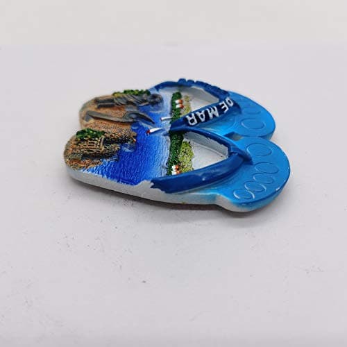 Lloret de Mar Spain 3D Flip Flop Refrigerator Magnet Resin Travel Souvenirs,Handmade Home & Kitchen Decoration Spain Fridge Magnet Collection Gift — view 4