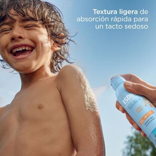 ISDIN Fotoprotector Pediatrics Lotion Spray SPF 50 - Hydrating Sunscreen for Kids - Moisturising & Fast Absorbing - Water Resistant, For Sensitive Skin, 250ml — view 4