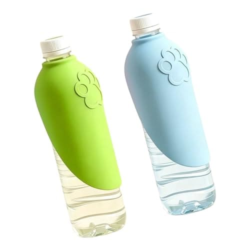 Portable Puppy Water Dispenser Feeder for Cats, Teal
