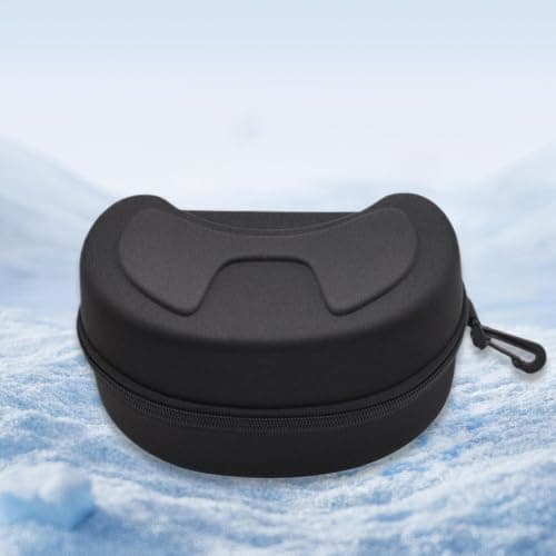 Hard EVA Ski Goggle Case, Waterproof Shockproof Snow Swim Storage — view 3