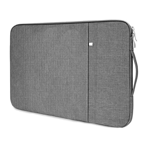 Flintronic Laptop Sleeve for 14 Inch, Water Resistant Laptop Sleeve, Portable Mens Lap-top Bag with Pockets and Compartments, Compatible with MacBook, Asus, Dell, HUAWEI 14 Inch Lap-top (Dark Gray)