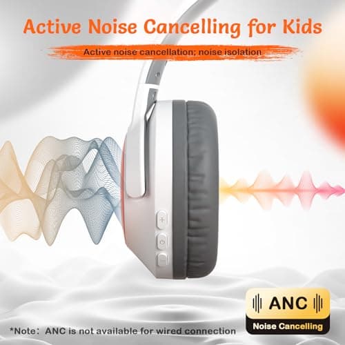 TONOSHARK Kids Headphones Wireless, Noise Cancelling Headphones for Kids — view 2