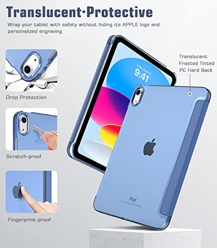 TiMOVO Case for iPad A16 11th Gen 11"/10th Gen 10.9", Abyss Blue — view 3
