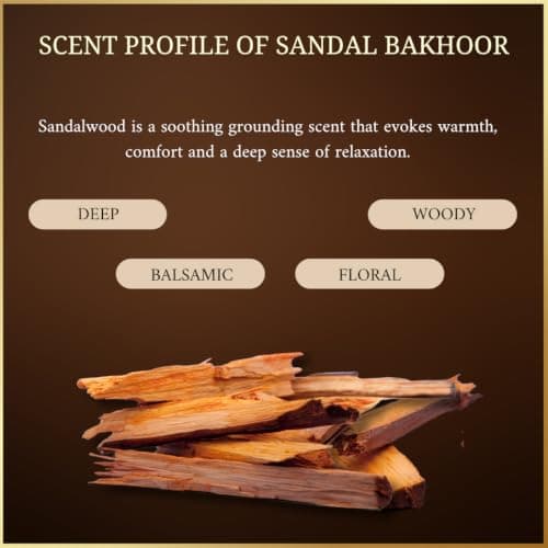 Sandal Bakhoor Burner Set & Zayn Perfume Spray by Dukhni | 2x9pc Sandalwood Bakhoor with Smokeless Burner & 10ml Travel Perfume | Home & Personal Fragrance Gift Set for Ramadan & Eid — view 5