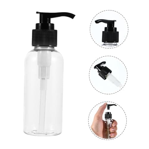 6 Pack 100ml Plastic Lotion Pump Bottles Refillable Empty — view 4