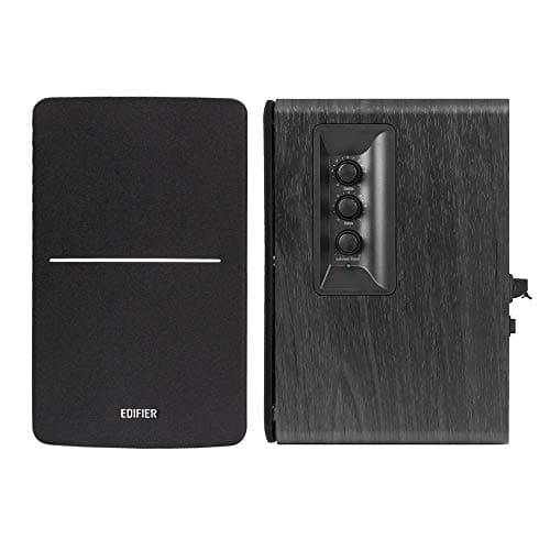 Edifier R1280DBs Active Bluetooth Bookshelf Speakers - Optical Input - 2.0 Wireless Studio Monitor Speaker - 42W RMS with Subwoofer Line Out - Black — view 3