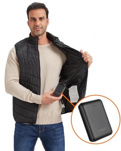 vapesoon Power Bank 10000mAh for Heated Vest Portable Charger with Indicator Light — view 4