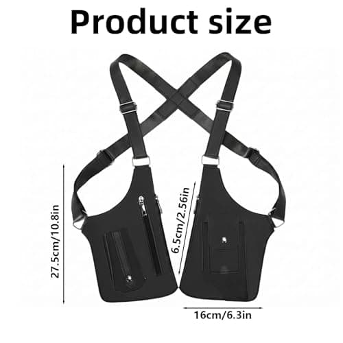PowerTravel Men's Double Underarm Shoulder Bag, Anti Theft — view 5