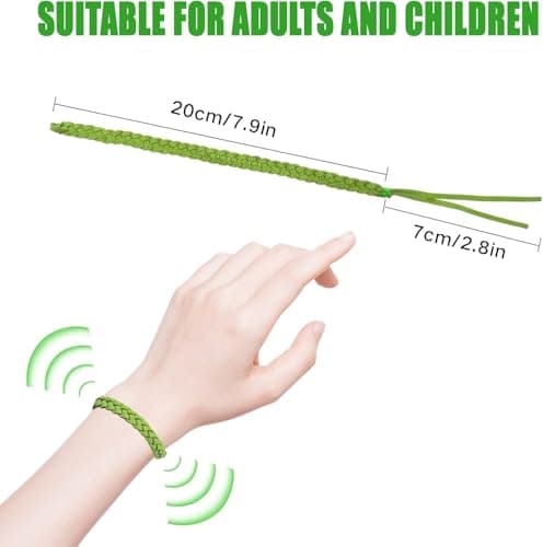 Leikedun 5 Pack Mosquito Repellent Bracelet Leather Adjustable — view 2