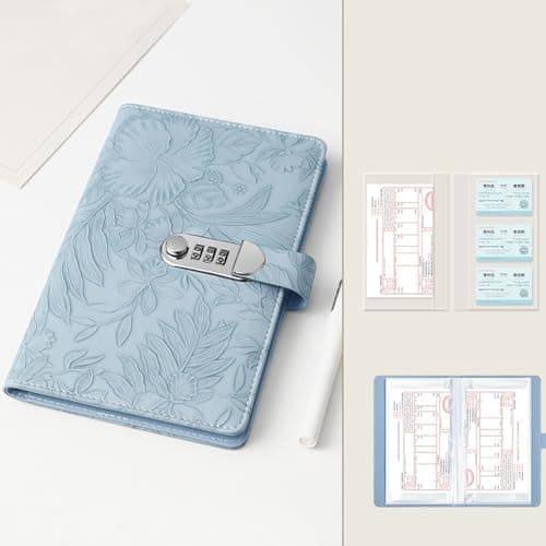 Savings Challenge Book with Lock Portable Budget Planner Folder — view 3