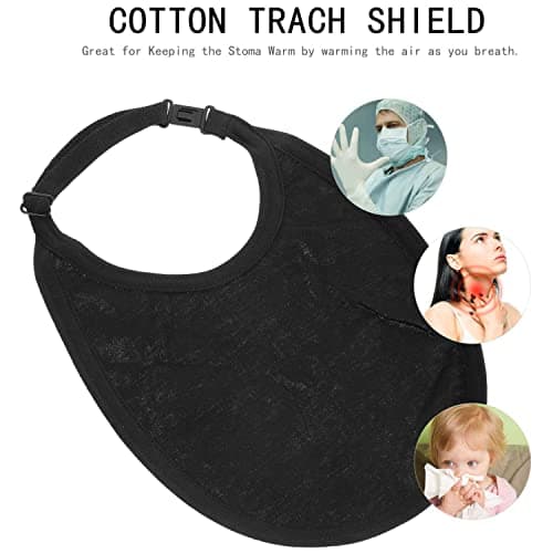 YNHUIOA 10 Pack Neck Stoma Cover - Stoma Dust- Proof Cover for Laryngectomy and Tracheostomy - Neck Tracheal Incision Protector for Home Travel — view 5