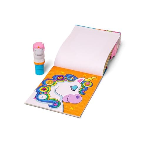 Melissa & Doug Sticker Wow Stamper & Activity Pad - Unicorn | Book for Children, Travel Toys for Kids | Age 3+ - FSC Certified — view 5