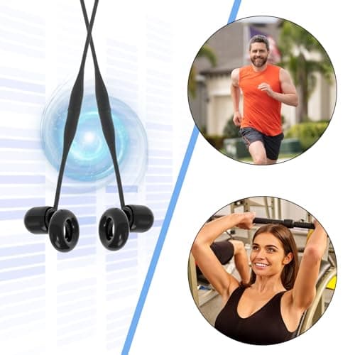2 Pack Earplug Lanyard Magnetic Flexible Connector Earplugs Cord Tug-Resistant Safety Ear Plugs Link Cord Silicone Lanyard Accessories Compatible with Most Earplugs Headphone Removable Tips Anti-Lost — view 4