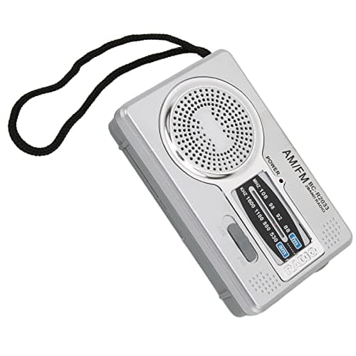 Portable AM FM Radio Compact Battery Operated Receiver 5W Speaker — view 5