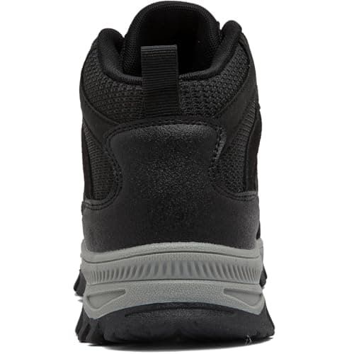 HODTOB Hiking Boots Mens Womens Lace-up Non-Slip Outdoor Men Women Mountain Trekking Shoes for All Season Walking Travelling Backpacking Camping Shoes Sneaker Black-7UK — view 4