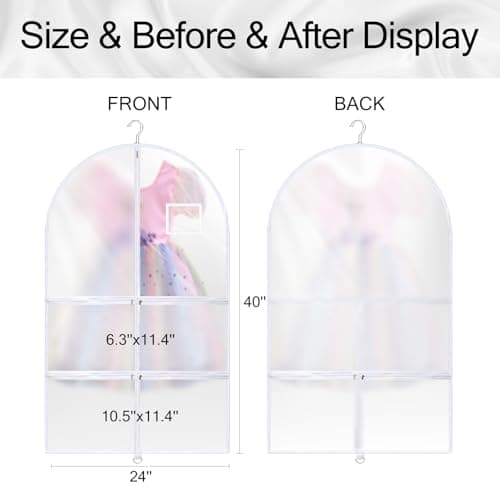 Alladaga Foldable Travel Dance Garment Bag 40" (Pack of 3) — view 2