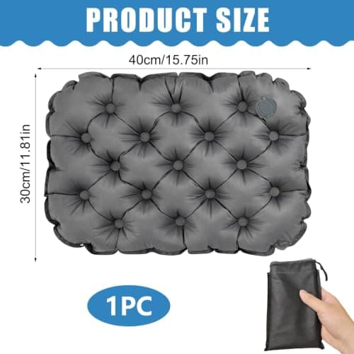 Inflatable Seat Cushion 40*30cm Portable Air Cushion for Long Siting Travel — view 2
