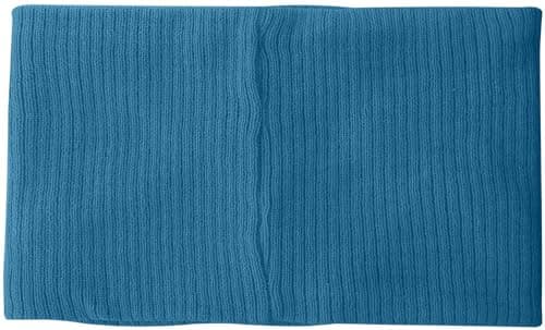 ATNKE Winter Warm Neck Gaiters Thicken Windproof Scarves Dust Face Mask Ski Circle Double Layer Fleece Lined Knit Scarf Gifts for Men and Women/Peacock Blue — view 3