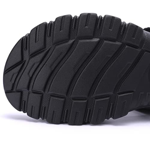 Harssidanzar SL256EU Women's Summer Sports Sandals Hiking Sandals Outdoor Hiking Sandals Adjustable Strap Leather Sandals, Pink black, 9 UK — view 5