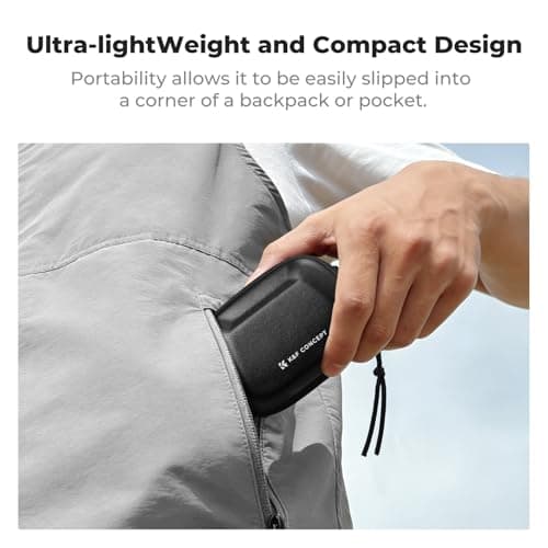 K&F CONCEPT Semi Open Carrying Case Small Storage Bag for Action Camera — view 5