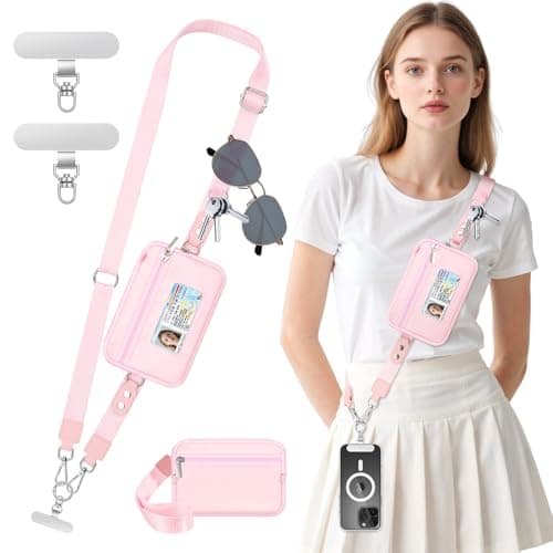 MoKo Phone Strap Crossbody with Detachable RFID Wallet