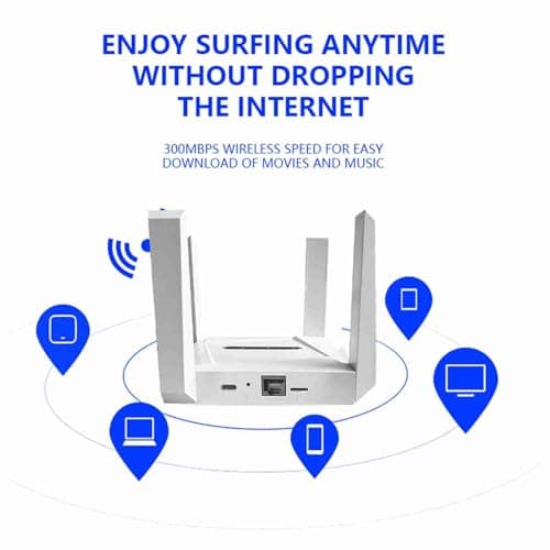 Xiuganpo 4G LTE WiFi Router, Portable Travel Hotspot with SIM Card Slot — view 3
