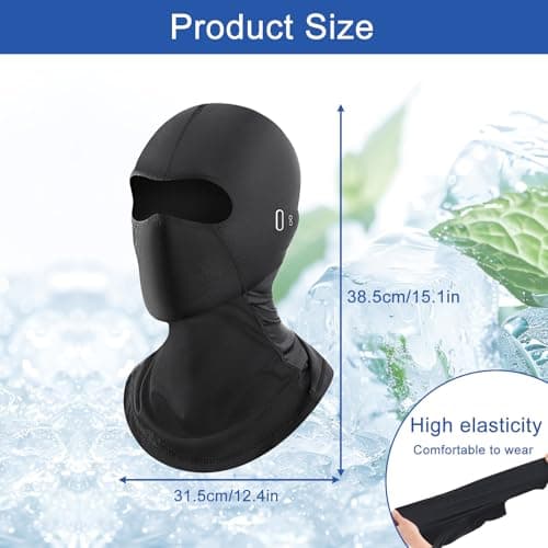 wadafen Motorbike Balaclava Motorcycle Silk Summer UV Protector — view 4