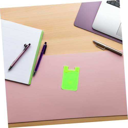 jojofuny 3pcs Silicone Adhesive Phone Card Holder Stickers for Cell Phone — view 5