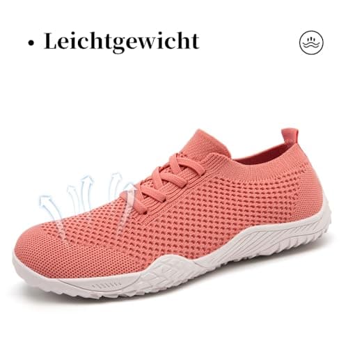 Barefoot Shoes Womens Slip on Trainers Trail Gym Shoes Pink Size 5.5 — view 4
