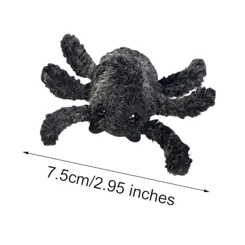 Remote Control Spider | Fun Soft Realistic Animal with Lights,Cool Kids Toys | for Parent-Child Interaction Game Home Indoor Outdoor Travel Birthday Party Room — view 6