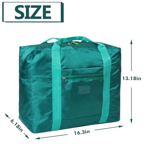 INVODA Foldable Travel Duffel Bag 26L Lightweight,Water Repellent & Tear Resistant Travel Luggage Bag by, 4PCS, Foldable — view 2