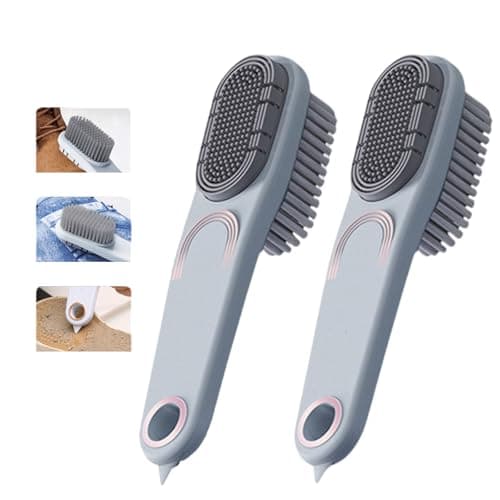 Streamlined shoe maintenance brush for travel, — view 2