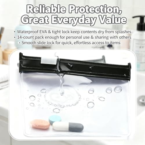 14 Pcs Multicoloured Reusable Mini Pill Pouch Bags for Travel — view 5