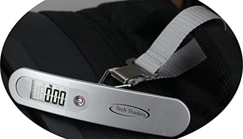 Tech Traders Portable Luggage Digital Travel Scale Weights 110 Pound/ 50 Kilogram With Backlit With Tare Function — view 3