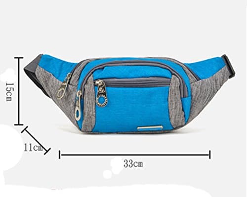 Travel Pouch Compact Security Money Waist Belt Superior Anti-Theft Protection and Comfort Sky Blue — view 3