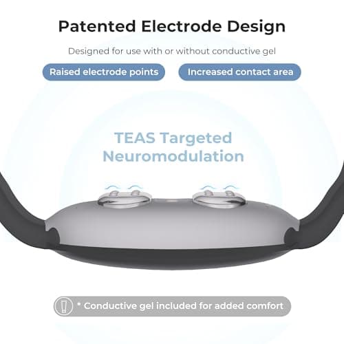 EmeTerm Fashion Relieve Nausea Electrode Stimulator Morning Sickness Motion Travel Sickness Vomit Relief Rechargeable No Gel Drug Free Wrist Bands Without Side Effects (Black) — view 5