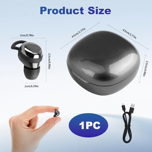 Sleep Earbuds for Side Sleepers, Wireless Bluetooth 5.4 Mini Earphones — view 6