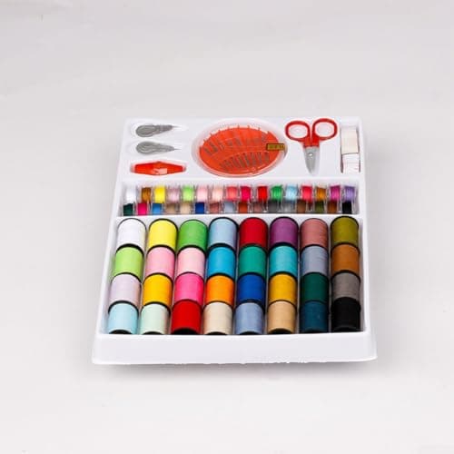 Complete Sewing Kit Travel Case with Scissors Needles Thread — view 6