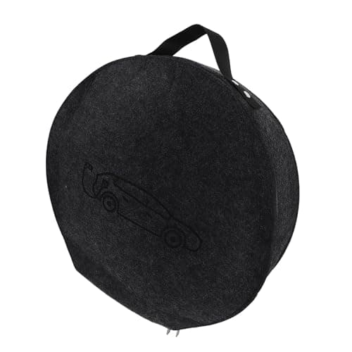 NUOBESTY Ev Charging Cable Storage Bag round Felt Carry Case