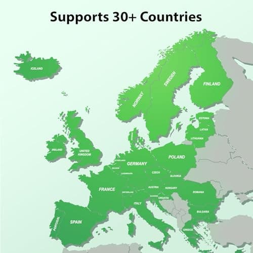 EIOTCLUB Data Only SIM Card UK Europe Multi-Network, 1GB 30Day, No Contract — view 3