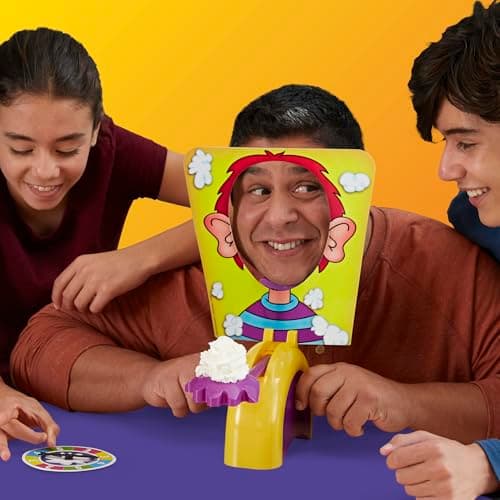 Hasbro Gaming Pie Face Whipped Cream Family Board Game for 5+ Year Old Kids, Party Games for 2 Players or More — view 6