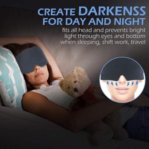 Mavogel Full Coverage Sleep Mask for Sleeping, Modal Light Block Eye Mask — view 5