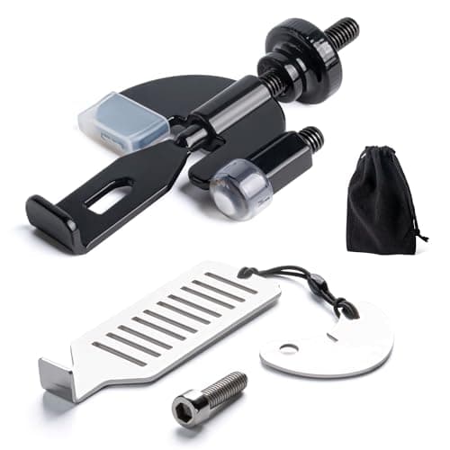 MEGAVOW 2 Pack Security Portable Door Lock Without Drilling