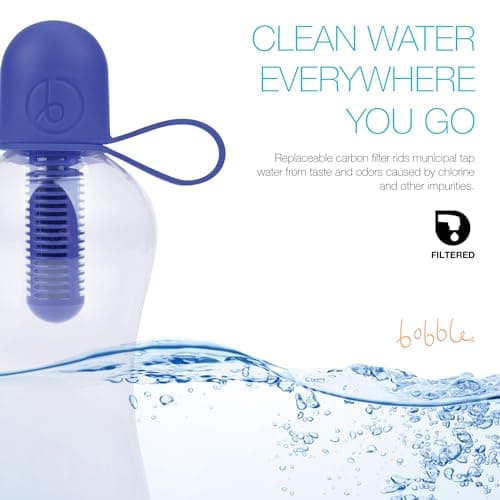 Bobble HF185 Classic Water Bottle, Plastic, Lavender — view 4