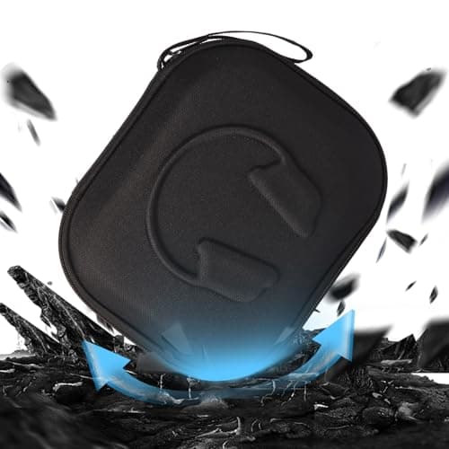 Folding Headphone Waterproof Hard Case Compatible With JBL LIVE 770NC/660NC/670NC or JBL Tune 510BT/520BT/570BT/720BT/710BT/670NC/770NC/760NC Headphones Travel Protective Cover Storage Bag (Case Only) — view 4