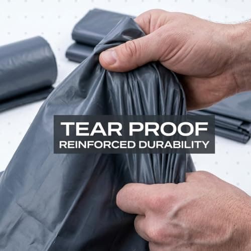 50 Mailing Bags 17x24 Self Seal Grey Mailing Bags | Packaging Mailer, Plastic Envelopes Large Mailing, Postage & Shipping | Tear Proof for Parcels Packing 432mm x 610mm — view 4