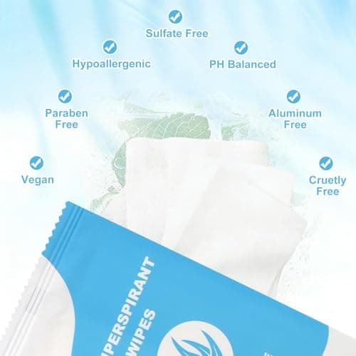300 Count Deodorant Wipes Bulk, Individually Wrapped Travel Wipes — view 3