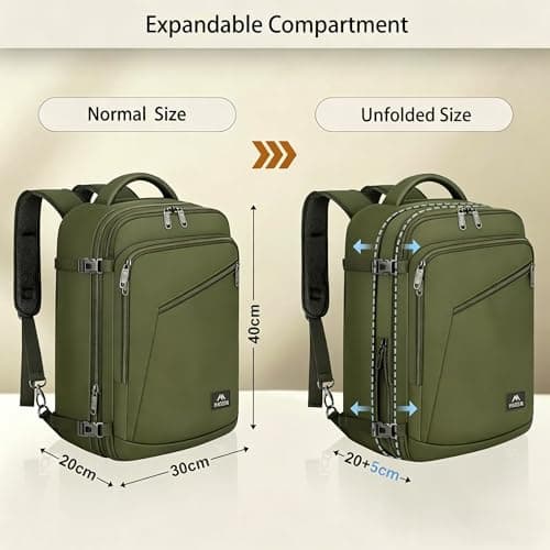 MATEIN Ryanair Cabin Bags 40x30x20 Underseat, Travel Rucksack Cabin Size — view 5