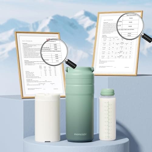 Momcozy Portable Breast Milk Cooler for Travel, Leak Proof Small Freezer — view 6