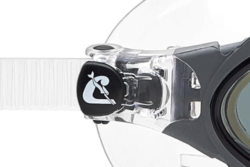 Cressi Planet Goggles Clear/Frame Black Silver Smoked Lens - Premium Anti Fog Adult Swim Goggles Mask 100% Anti UV Clear/Frame Black Silver Smoked Lens, One Size — view 3